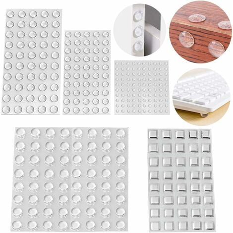 UMCHU 30 Pièces Tampons de Protection Transparents,Pare-Chocs en Caoutchouc  Tapis,Tampon Caoutchouc Transparent Pieds,pour Portes de Placard, Cuisine,  Salle de Bain, Bureau : : Bricolage