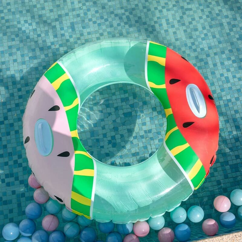 Bouée de natation, flotteurs de piscine gonflables, jouets flottants en forme de pastèque, jouets d'été pour piscine, plage, décorations de fête de