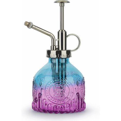 RHAFAYRE Brumisateur de plantes, vaporisateur de brumisateur de plantes de 200 ml, vaporisateur de brume en verre avec pompe, cadeaux de plantes de jardin vintage, brumisateur de plantes d'intérieur p