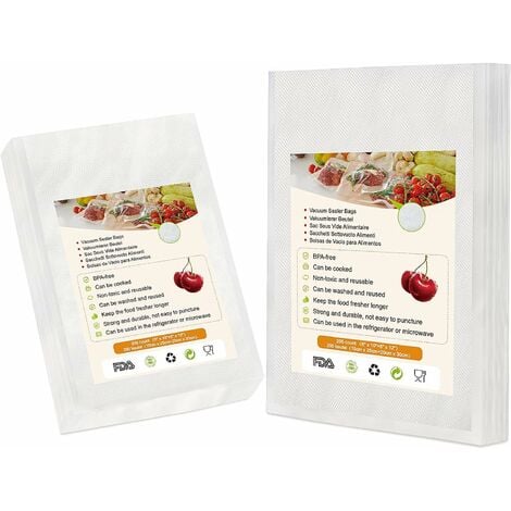 Sacchetti riutilizzabili per la conservazione degli alimenti 10 pezzi/5  pezzi sacchetto sottovuoto per sacchetti con cerniera per sigillatore  sottovuoto da cucina sacchetti per imballatori sottovuoto accessori da  cucina - AliExpress