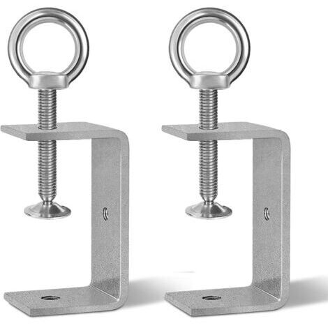RHG 2 pièces Serre-Joints en C 85mm Acier Inoxydable Pince C Réglable pour Soudage Charpentier Montage Domestique, Plage de Serrage 45-78 mm