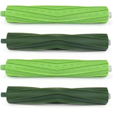 RHG 4 brosses à rouleaux, accessoires pour aspirateur iRobot Roomba，Accessoires pour Séries E (E5, E6), J (J7, J7+) & I (i3, i3+, i4, i4+, i7, i7+, i8, i8+) Robotique