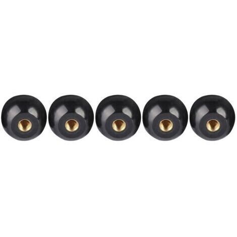 RHG 5 pièces noir bakélite boule levier bouton cuivre Insert M12  40 remplacement de Machine-outil