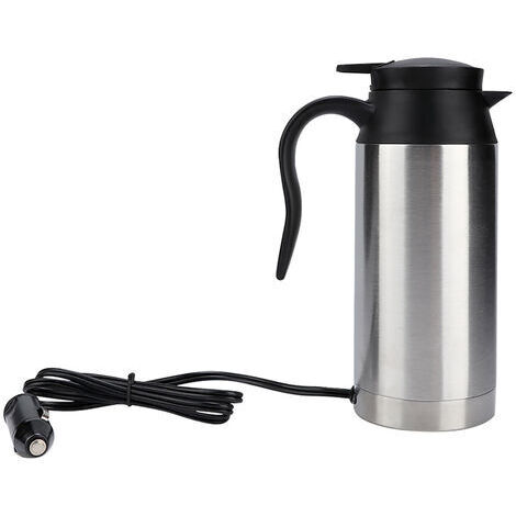 RHG 750ml Acier Inoxydable Voiture Chauffage lectrique Tasse Véhicule Tasse  Boire Bouilloire pour Voyage (12V)