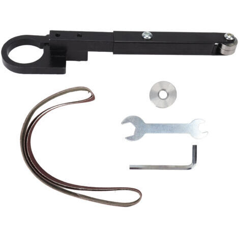 RHG Accessoire de Ponceuse à Bande, Outil de Meuleuse modifié pour Accessoire de Polisseuse de Ponceuse à Bande pour Modèle 100 125