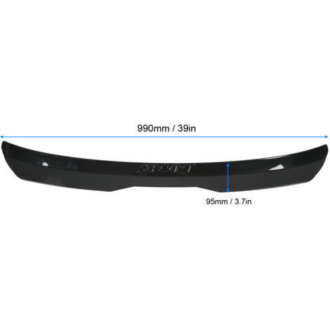 RHG Aileron de toit arrière universel, Modification de voiture, remplacement pour mercedes-benz classe A, noir brillant