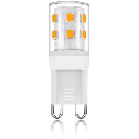 RHG Ampoules LED G9 2W Blanc Chaud 2700K, Ampoules LED G9 280LM, Équivalent à une Ampoule Halogène 28W, Ampoules LED G9 pour Éclairage Domestique, Non-Flicker, AC 220-240V, Paquet de 5