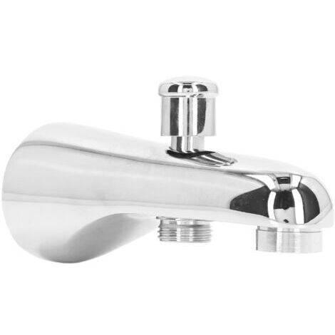 RHG Bec de Baignoire, inverseur avec Fonction Bulle Bec de Baignoire Demi-Rond Droit pour Baignoire