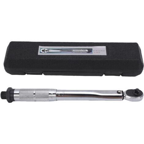 RHG Clé dynamométrique 1/4 pouce 5-25 Nm 5 kg, réglable et préréglée, pour vélos, motos, professionnels et bricoleurs