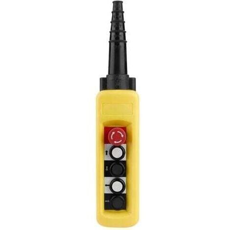 RHG Commutateur à bouton-poussoir pour treuil à chaîne de grue4 boutonsTension 500VCourant 2AIndice IP54 pour sécurité