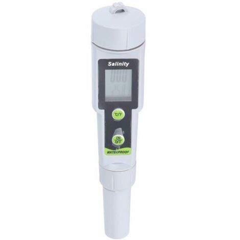 RHG Compteur de salinité, testeur de capteur de salinité d'eau de mer, outil de mesure de salinité de haute précision, salinomètre pour l'eau potable