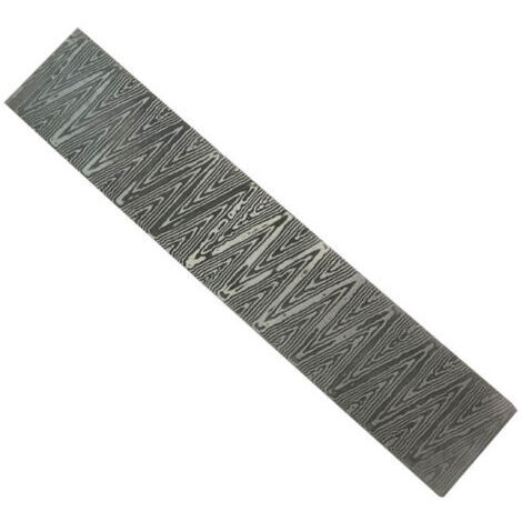 RHG Coupeur à motifs de billette d'acier de damas faisant des matériaux de forgeage d'embryon de barre trempés lissés pour le matériel polyvalent de bricolage à la maison