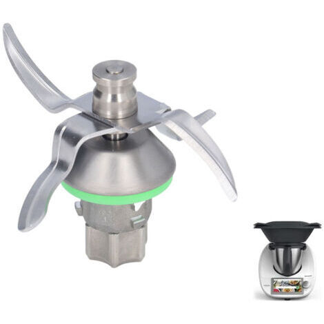 RHG Couteau Lame de Rechange pour Thermomix TM6 de Vorwerk, TM6 en Acier Inoxydable Mélangeur de Remplacement Robot Cuisine Pièces détachées pour petit électroménager