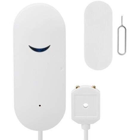 RHG Détecteur de fuite d'eau WIFI, capteur d'inondation et de débordement, alarme avec ruban adhésif double face pour Tuya