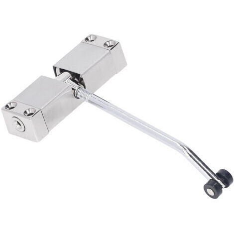 RHG Ferme-porte automatique à ressort en aluminium moulé avec butée en acier laminé à froid pour porte d'hôtel en bois