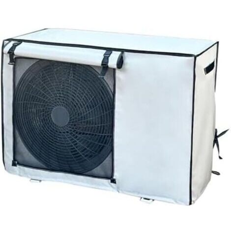 RHG Housse de protection pour climatiseur extérieur, housse de protection imperméable et résistante au soleil et aux intempéries (80 x 55 x 30 cm)