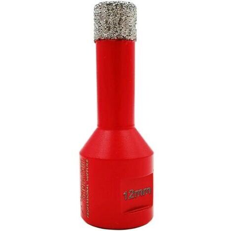 RHG Ineasicer Forets Diamant 12mm Trépans de Forage avec Filetage M14 pour Perçage à sec en Porcelaine Carrelage Granit Marbre