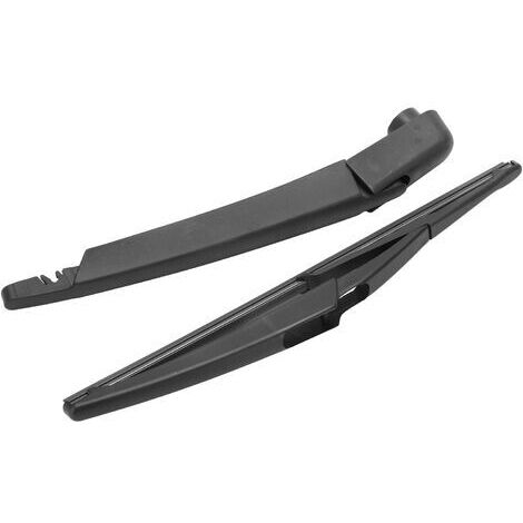 RHG Jeu de balais d'essuie-glace arrière 287815304RRemplacement noir pour DACIA SANDERO 2005-2015Matériau ABS et caoutchouc