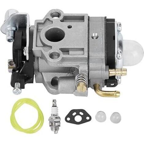 RHG Kit de Carburateur, Carburateur Debroussailleuse Kits de Carburateur de Remplacement Pour Désherbeur 1E34F 1E36F TU26 TL26 Débroussailleuse 26cc 33cc