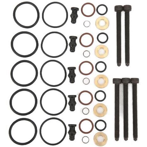 RHG Kit de joints d'injecteur de carburant de voiture avec 5 boulons 038198051B de remplacement pour 2.5TDI R5 128kw 174hp 2003-2010