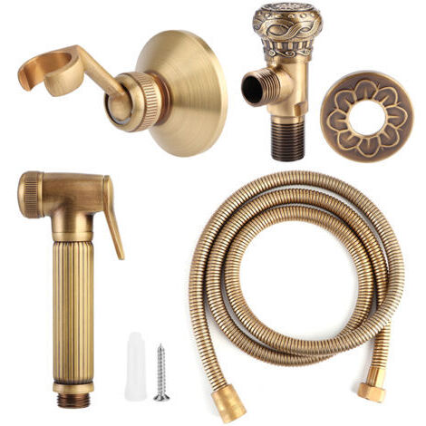 RHG Kit douchette intime cuivre antique robinetterie rétro
