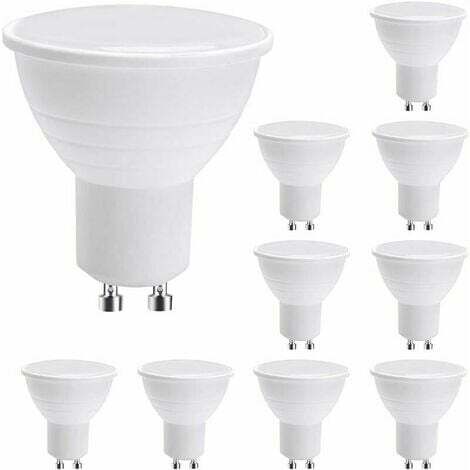 RHG LED GU10 Spotlight Bulbs,GU10 LED Light Bulbs, 7W Warm White (50W Halogen Equivalent) Energy Saving Light Bulb, 600LM 120° Beam Non-dimmable, Pack of 5
