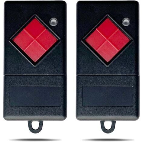 RHG Lot de 2 télécommandes sans fil 40.685mhz  pour porte de garage, Compatible avec émetteur portatif Dic-ert MAHS40-01 canal