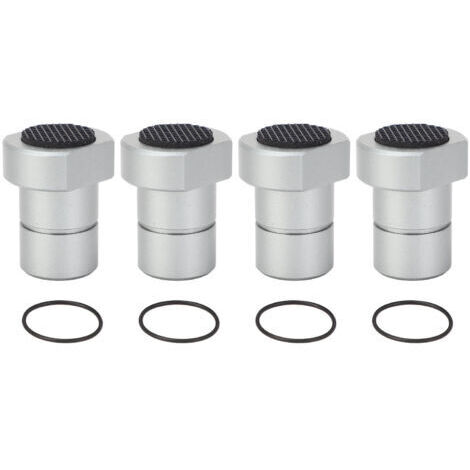 RHG Lot de 4 butées d'établi de 20 mm en alliage d'aluminium avec patin antidérapant pour table MFT