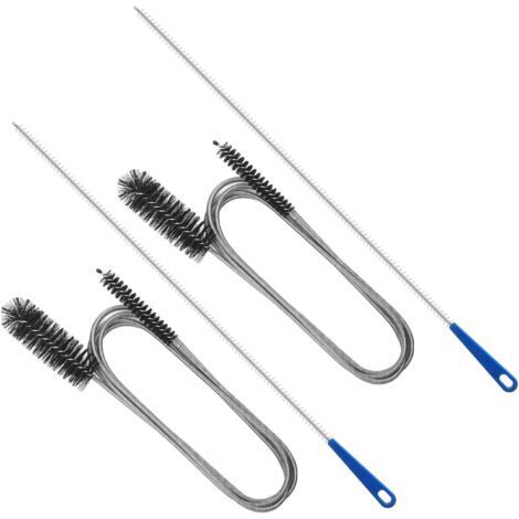 RHG Lot de 4 outils de débouchage de canalisation, brosse de débouchage pour évier à double extrémité pour cuisine, salle de bain, trou de bouchon de douche