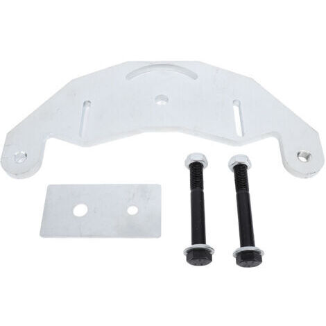RHG Lot de 4 plateaux de support en forme de D pour ponceuse à bande - Plateau métallique haute résistance avec boulons pour ponceuses 2x72 ou 2x48