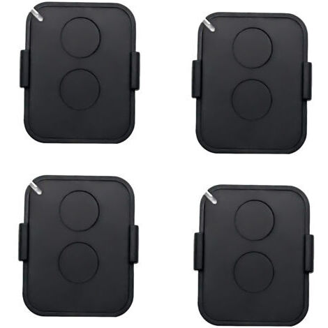 RHG Lot de 4 Télécommande , 2 Canaux Télécommande Portail 433MHz avec Code Tournant Sécurisé, Compatible avec Récepteurs Automatisés