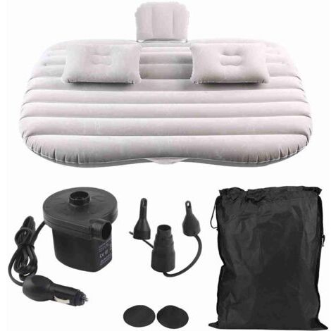 RHG Matelas de Voiture, PVC floqué Doux, Fonction de Bloc de sécurité, Blocage du Bruit, Durable avec Une capacité de 150kg, Gonflage Rapide