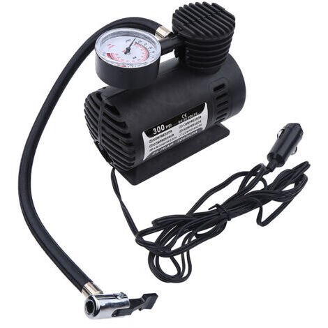 RHG Mini Compresseur d'Air Portable, Pompe de Gonflage de Pneu Électrique 12 Volts Voiture 300 PSI