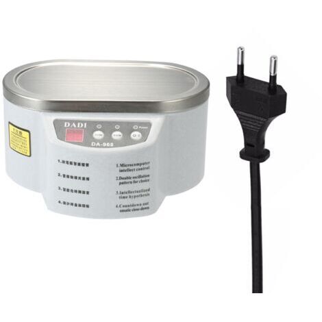 RHG Mini nettoyeur ultrasonique numérique 50W, léger, pour nettoyer les bijoux et les légumes