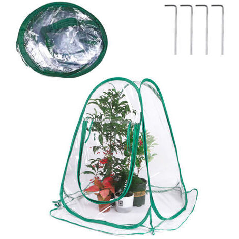 RHG Mini-serre pour plantes, serres en PVC pour jardinage, protection contre la pluie, abri contre le gel, pour plantes d'extérieur, chambre d'ensoleillement