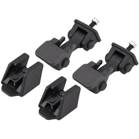 RHG Paire de loquets de sécurité pour capot avant et support pour Jeep Wrangler TJ 97-06