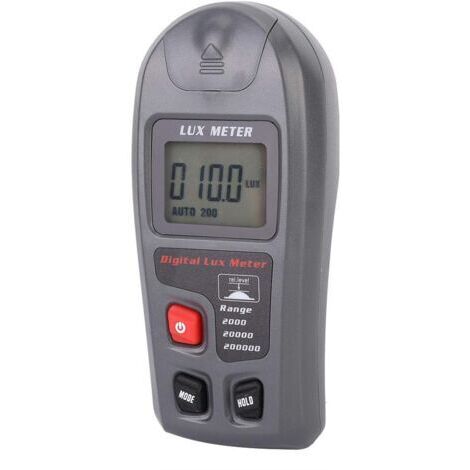 RHG Photomètre Numérique de Poche avec Luxmètre Électronique Luxmètre Électronique avec Photomètre Grand Écran 200 000