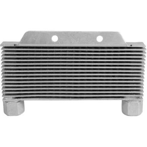 RHG Radiateur de refroidissement d'huile moteur en alliage d'aluminium argenté, 15 rangées, pièces universelles de moto