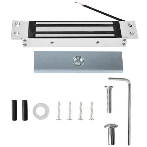 RHG Serrure magnétique électrique intégrée, Force de maintien DC 12V 180kg, contrôle d'accès électromagnétique