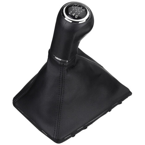 RHG Soufflet de levier de vitesse à 6 vitesses pour Vauxhall Opel Astra Corsa D Zafira B 05-10 (noir)