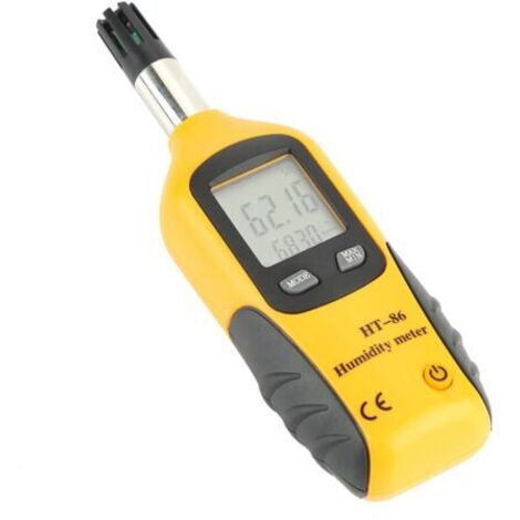RHG Testeur d'humidité numériqueThermo hygromètre avec écran LCD rétroéclairéPrécision ±3% HRPour CVC, agriculture et ingénierie