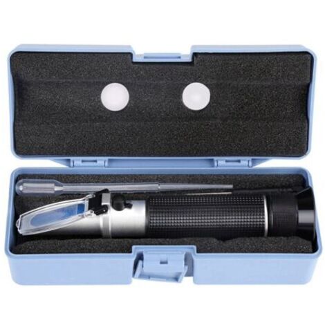 RHG Testeur Portable d'alcool, 0-80% Réfractomètre Testeur D'outil de Mesure de la Teneur en Alcool avec Compensation Automatique de la Température 030℃