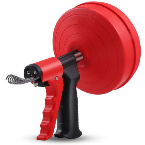 RHG Tuyaux en Spirale, DéBoucheur D'éGouts , Spirale de Drainage Professionnelle pour le Nettoyage des Tuyaux de Cuisine/Salle De Bain/éVier/Baignoire（10M）