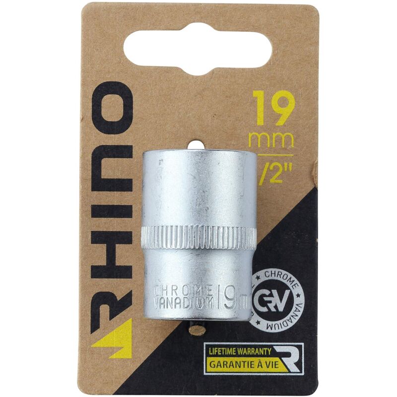 RHINO 9122 esagonale, 19 mm, set bussola