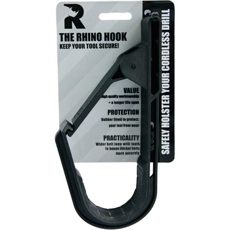 Rhino Hook Universal Tool Belt Cordless Drill Holder