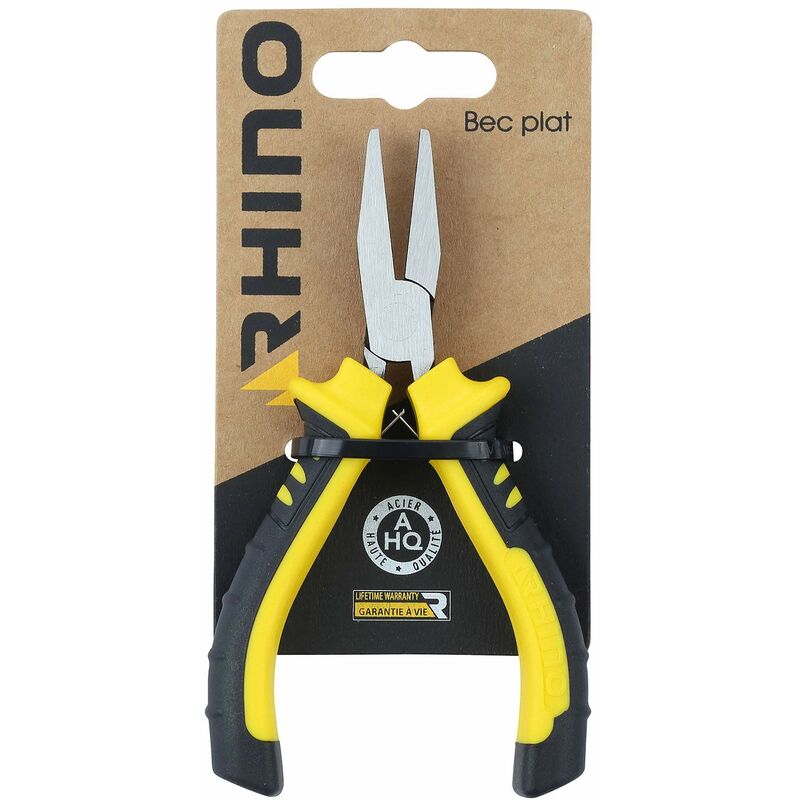 RHINO - Mini pinza a becco piatto 125 mm