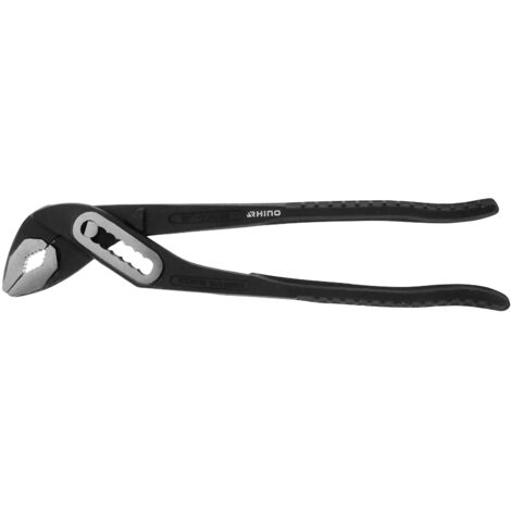 RHINO - Pinza multipresa 250 mm interrata universale – Realizzata in acciaio (cromo vanadio – Lunghezza 250 mm – Consente di serrare, afferrare o tenere tutti i tipi di oggetti – Garanzia a vita