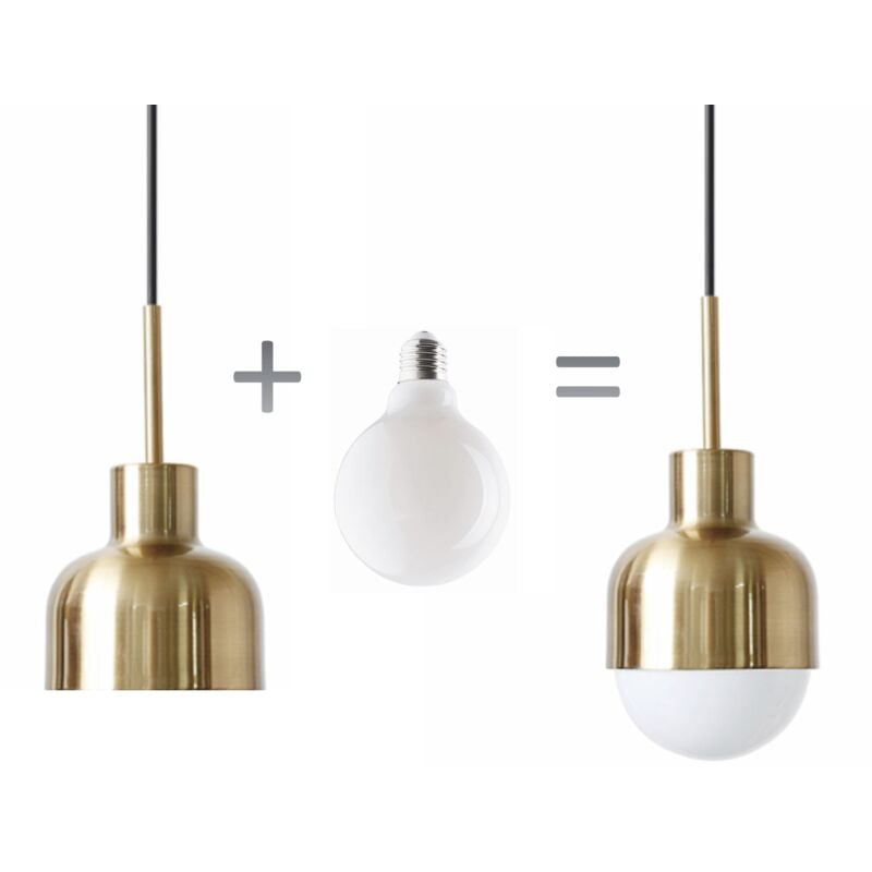 Rho - lampe suspendue moderne + ampoule