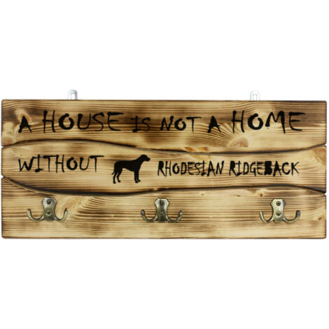 Rhodesian Ridgeback, cane leone africano - Appendiabiti con cane, espositore per medaglie, decorazione per la casa di Art-Dog