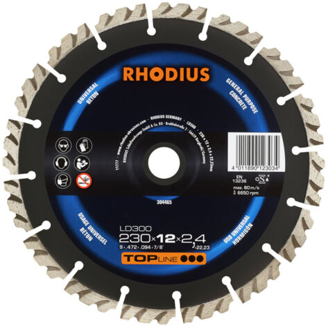 RHODIUS Diamantscheibe LD300 354 x 15,0 x 3,2 x 25,40